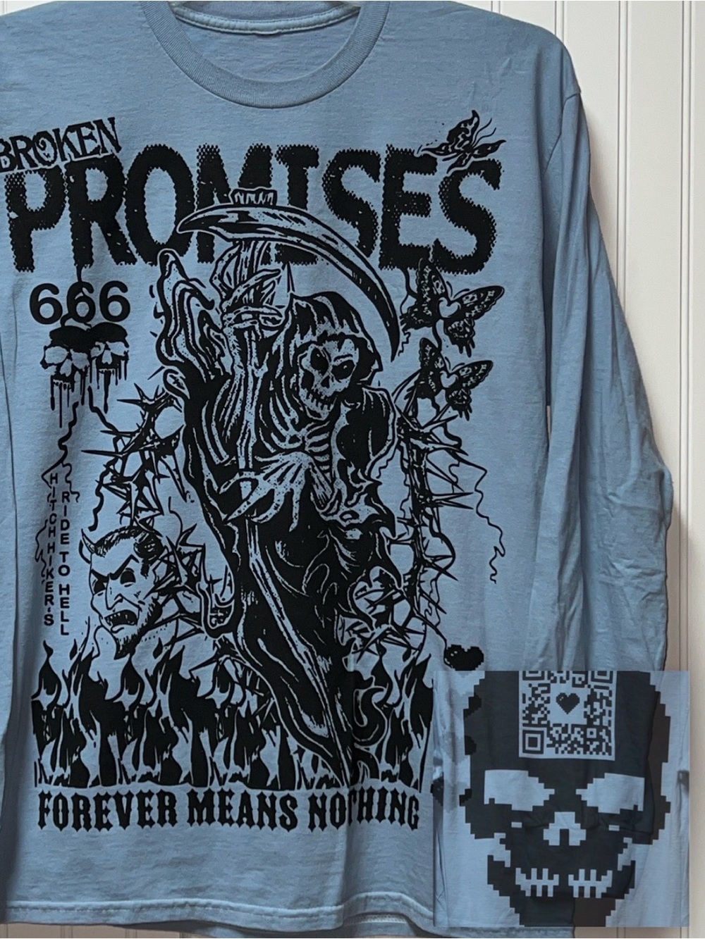 Broken Promises L/S Shirt L New NWOT